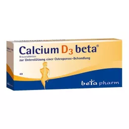 CALCIUM D3 beta šumivé tablety, 40 ks