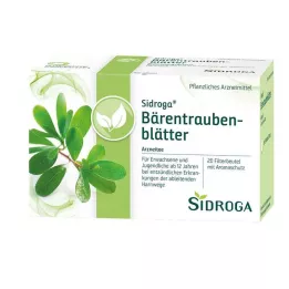 SIDROGA Filtračné vrecká na čaj z medvedice lekárskej, 20X2,0 g