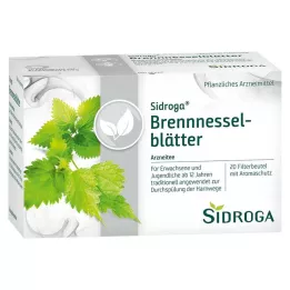 SIDROGA Filtračné vrecká na čaj z listov žihľavy, 20X1,5 g