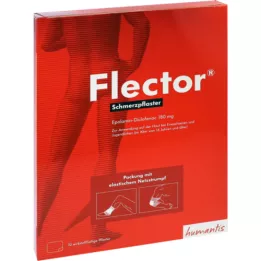 FLECTOR Náplasti na bolesť + elastické sieťované pančuchy, 10 ks