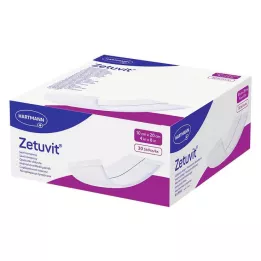 ZETUVIT Absorpčné obklady nesterilné 10x20 cm, 30 ks