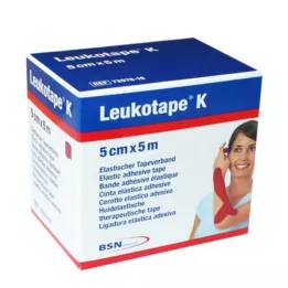 LEUKOTAPE K 5 cm červená, 1 ks