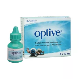 OPTIVE Očné kvapky, 3x10 ml
