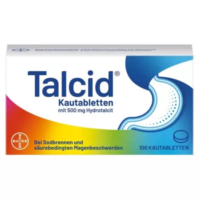 TALCID Žuvacie tablety, 100 ks