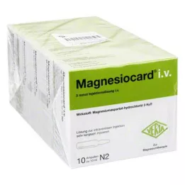 MAGNESIOCARD i.v. Injekčný roztok, 50 x 10 ml
