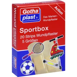 GOTHAPLAST Pásy Sportbox v 5 veľkostiach, 20 kusov