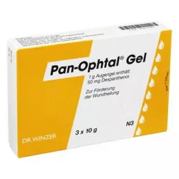 PAN OPHTAL Gél, 3 x 10 g