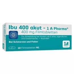 IBU 400 filmom obalených tabliet akut-1A Pharma, 10 ks