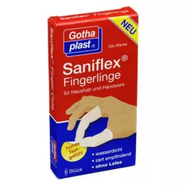 SANIFLEX Postieľky na prsty, 6 kusov