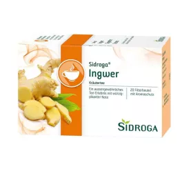 SIDROGA Filtračné vrecká na zázvorový čaj, 20X0,75 g