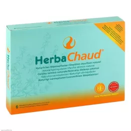 HERBACHAUD Vyhrievacia náplasť, 6 kusov