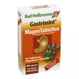BAD HEILBRUNNER Gastrimint žalúdočné tablety, 60 ks