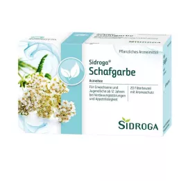 SIDROGA Filtračné vrecká na čaj z rebríka, 20X1,5 g
