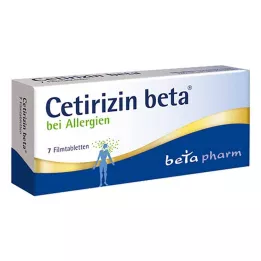CETIRIZIN beta filmom obalené tablety, 7 ks