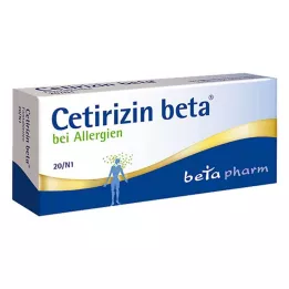 CETIRIZIN beta filmom obalené tablety, 20 ks
