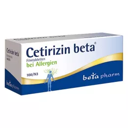 CETIRIZIN beta filmom obalené tablety, 100 ks