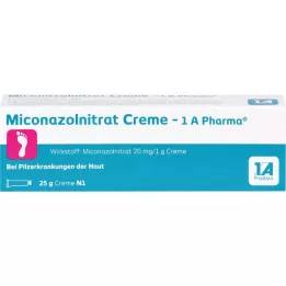 MICONAZOLNITRAT Krém-1A Pharma, 25 g