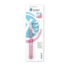 MIRADENT Súprava špicatej kefy I-Prox P tra.pink 1H.4B., 1 kus