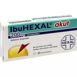 IBUHEXAL akútna 200 filmom obalených tabliet, 20 ks