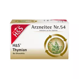 H&amp;S Tymiánové čajové filtračné vrecká, 20X1,4 g