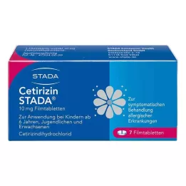 CETIRIZIN STADA 10 mg filmom obalené tablety, 7 ks