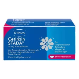 CETIRIZIN STADA 10 mg filmom obalené tablety, 50 ks