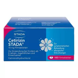 CETIRIZIN STADA 10 mg filmom obalené tablety, 100 ks