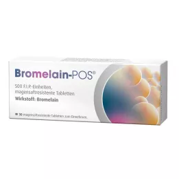 BROMELAIN POS gastrorezistentné tablety, 30 ks