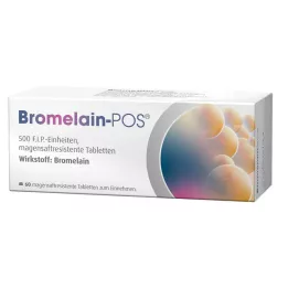 BROMELAIN POS gastrorezistentné tablety, 60 ks