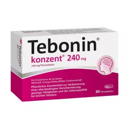 TEBONIN konzent 240 mg filmom obalené tablety, 80 ks