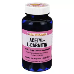 ACETYL-L-CARNITIN 500 mg kapsuly, 100 ks
