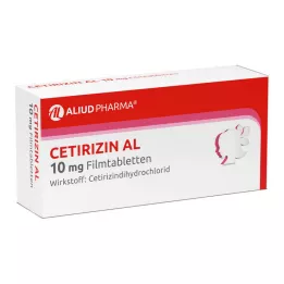 CETIRIZIN AL 10 mg filmom obalené tablety, 100 ks