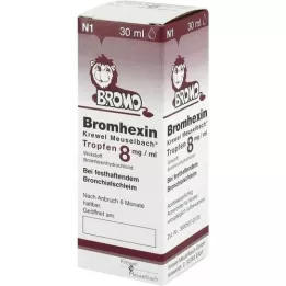 BROMHEXIN Krewel Meuselb. Kvapky 8 mg/ml, 30 ml