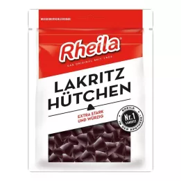 RHEILA Gumové kvapky zo sladkého drievka s cukrom, 90 g