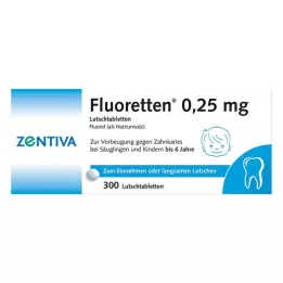 FLUORETTEN 0,25 mg tablety, 300 ks