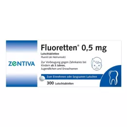 FLUORETTEN 0,5 mg tablety, 300 ks