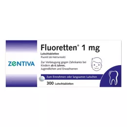 FLUORETTEN 1,0 mg tablety, 300 ks