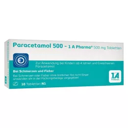 PARACETAMOL 500-1A Pharma tablety, 10 ks