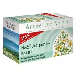 H&S Filtračné vrecká na ľubovník bodkovaný, 20X2,0 g