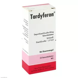 TARDYFERON Tablety s predĺženým uvoľňovaním, 20 ks