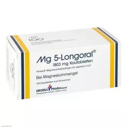 MG 5 LONGORAL Žuvacie tablety, 100 ks
