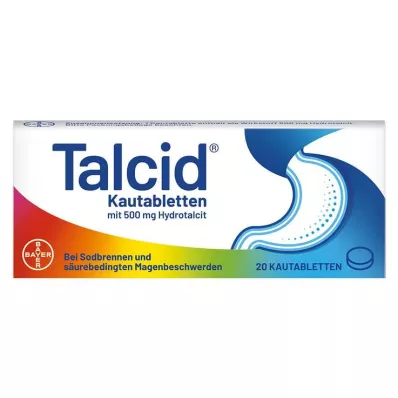 TALCID Žuvacie tablety, 20 ks