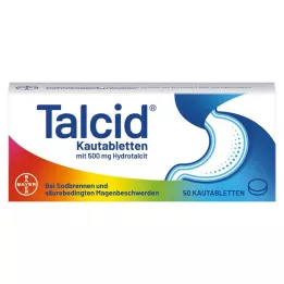 TALCID Žuvacie tablety, 50 ks