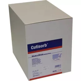CUTISORB Odsávacie obklady nesterilné 10x20 cm, 100 kusov