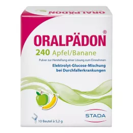 ORALPÄDON 240 jablkovo banánový prášok, 10 ks