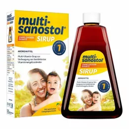 MULTI SANOSTOL Sirup bez pridaného cukru, 260 g