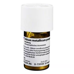 STIBIUM METALLICUM PRAEPARATUM D20 Triturácia, 20 g