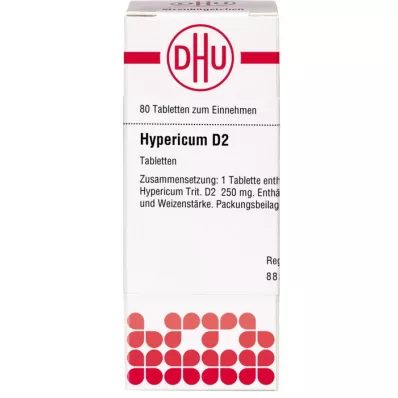 HYPERICUM D 2 tablety, 80 ks