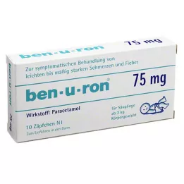BEN-U-RON 75 mg čapíky, 10 ks