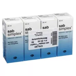 SAB simplexná perorálna suspenzia, 4 x 30 ml